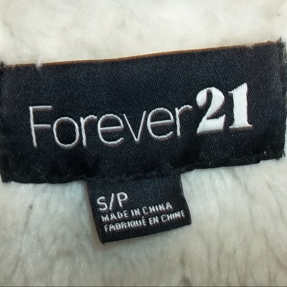 Forever 21 Aviator Style Jacket Size Small - Picture 8 of 8